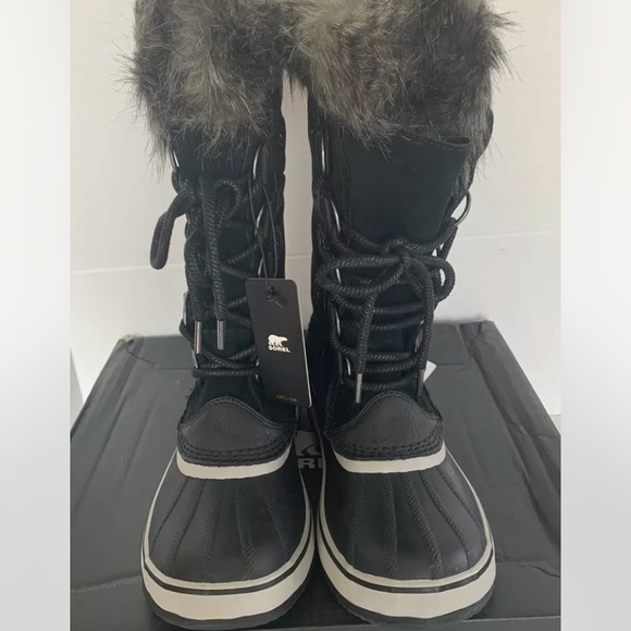 Sorel Women's Joan of Arctic Boots Black Quarry Size 8 US Winter Rain Boot New - Picture 3 of 7